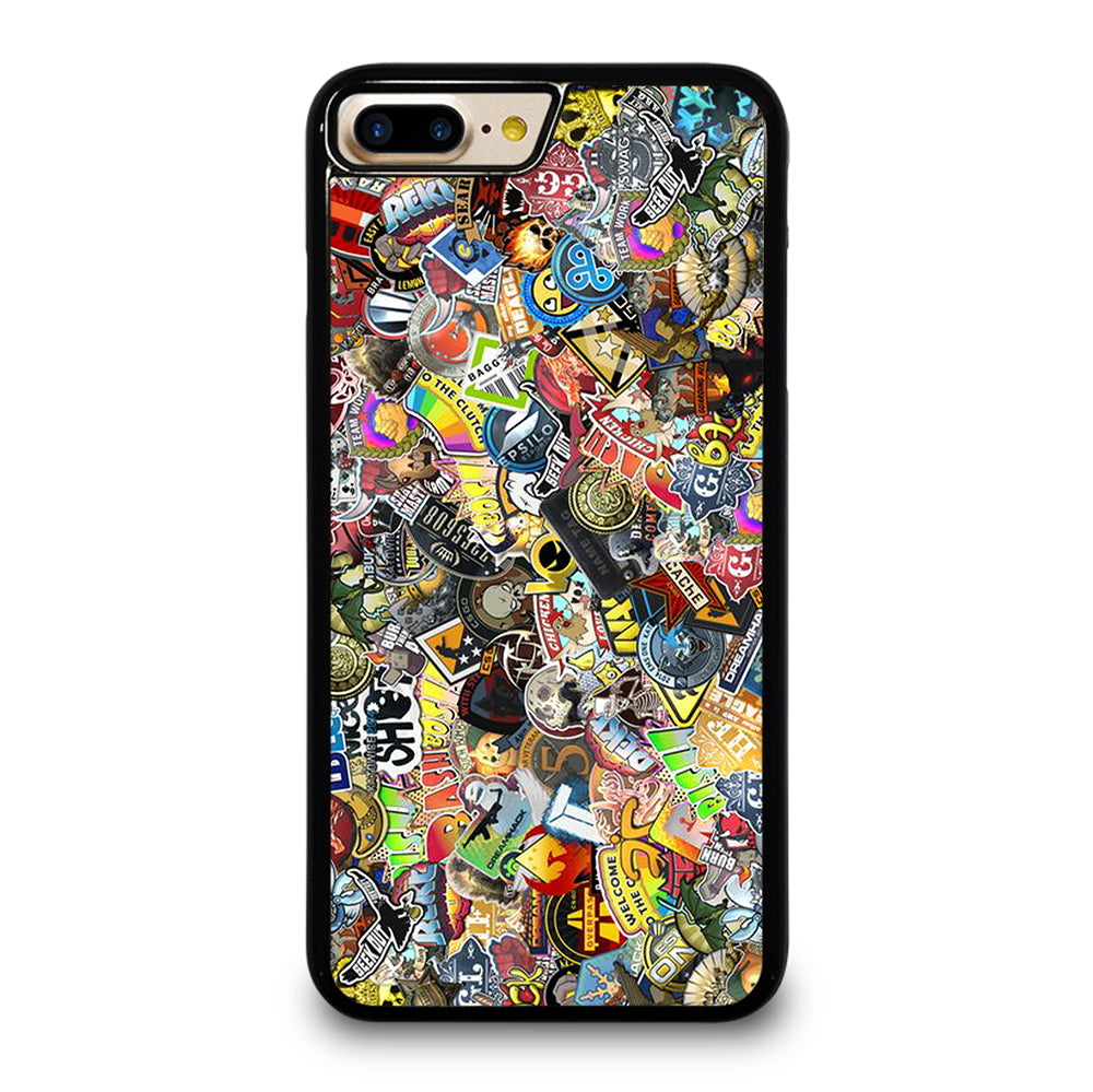 CSGO STICKER BOMB COLLAGE iPhone 7 / 8 Plus Case Cover
