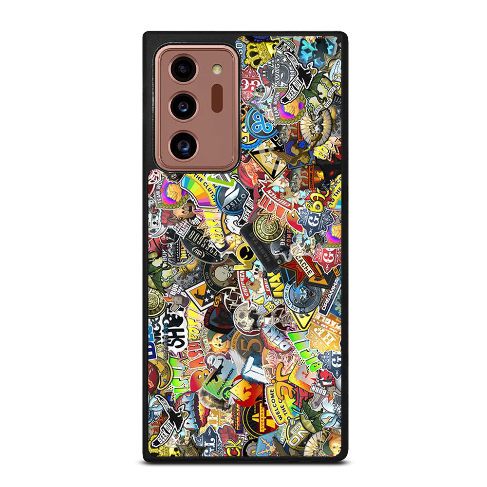 CSGO STICKER BOMB COLLAGE Samsung Galaxy Note 20 Ultra Case Cover