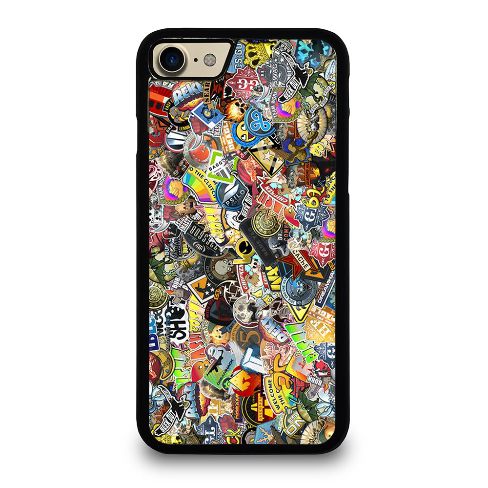 CSGO STICKER BOMB COLLAGE iPhone 7 / 8 Case Cover