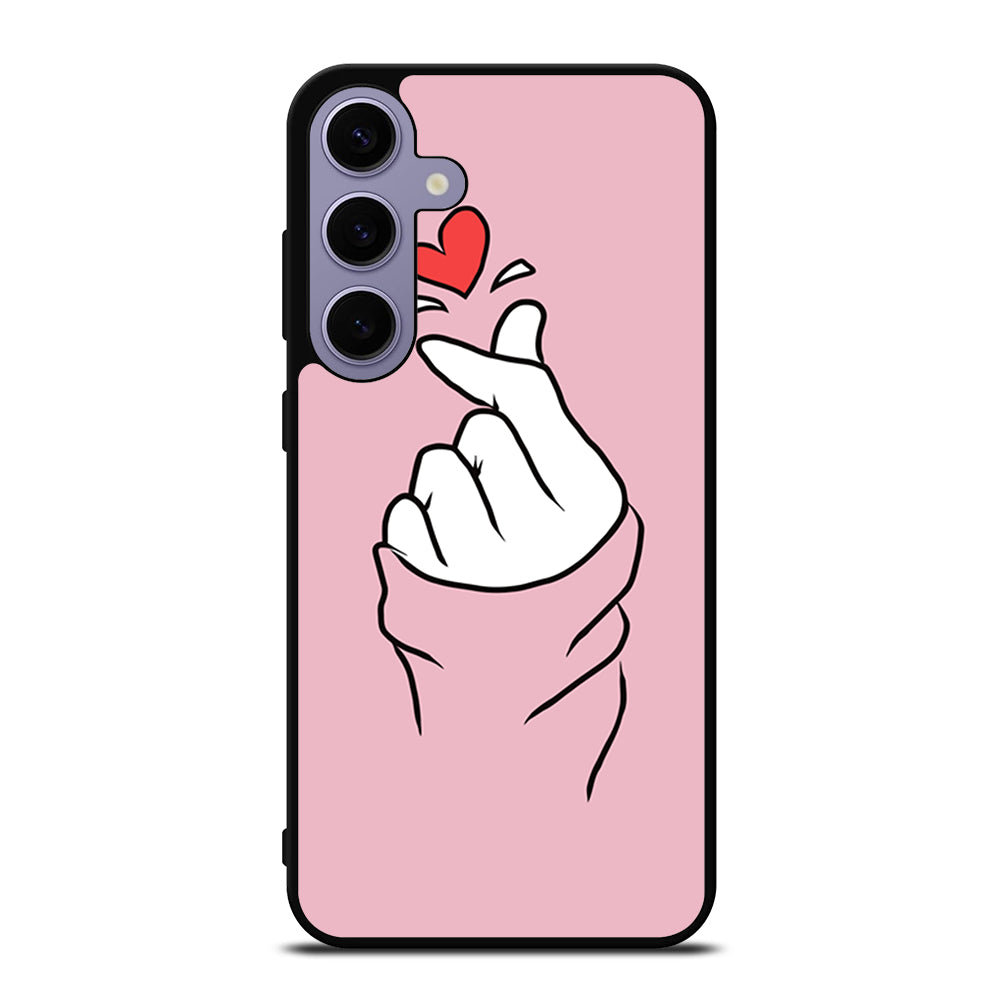 CUTE HEART FINGER 1 Samsung Galaxy S24 Plus Case Cover