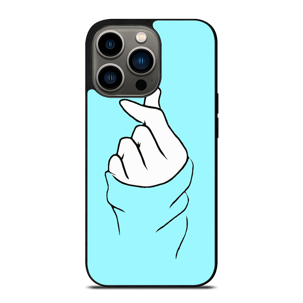 CUTE HEART FINGER 2 iPhone 13 Pro Case Cover