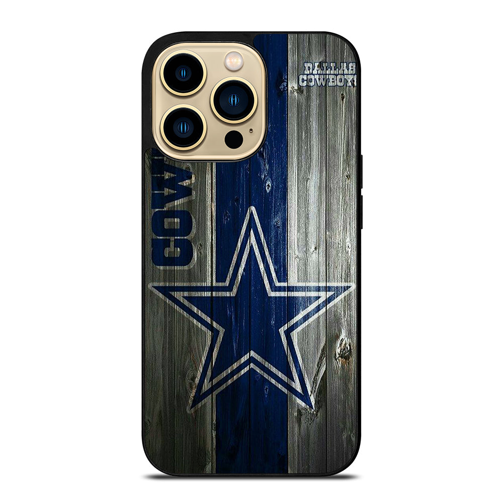 DALLAS COWBOYS WOODEN LOGO iPhone 14 Pro Max Case Cover