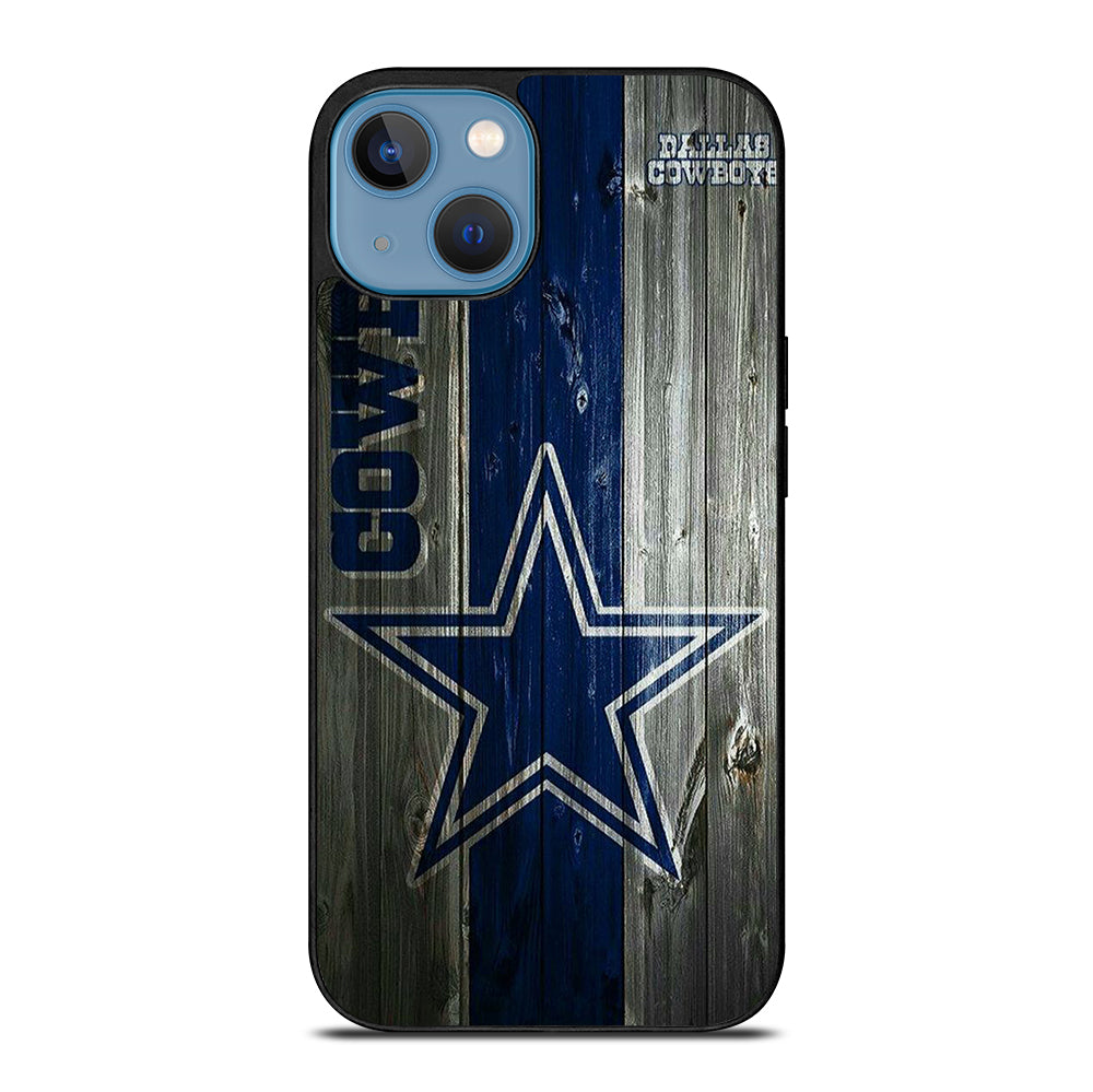 DALLAS COWBOYS WOODEN LOGO iPhone 13 Case Cover