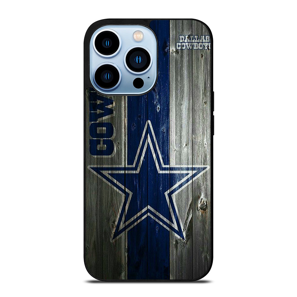 DALLAS COWBOYS WOODEN LOGO iPhone 13 Pro Max Case Cover