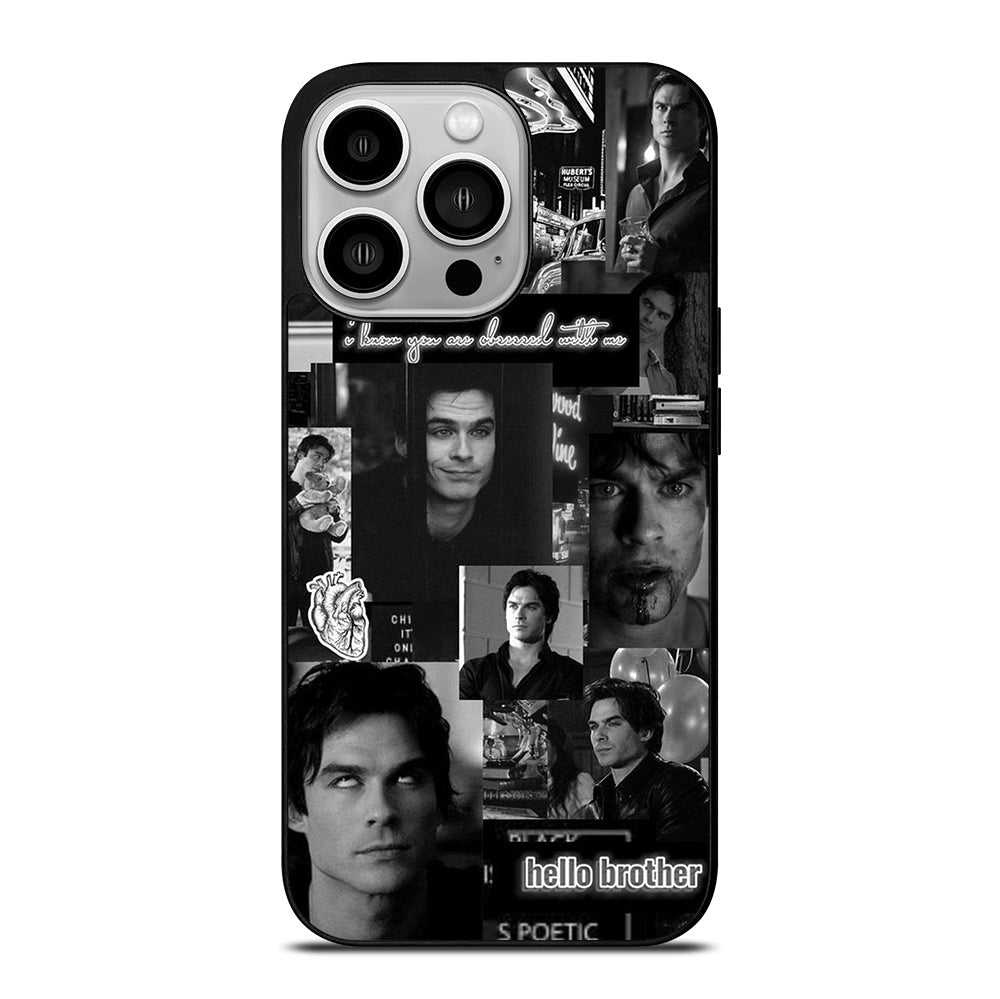 DAMON SALVATORE COLLAGE iPhone 14 Pro Case Cover
