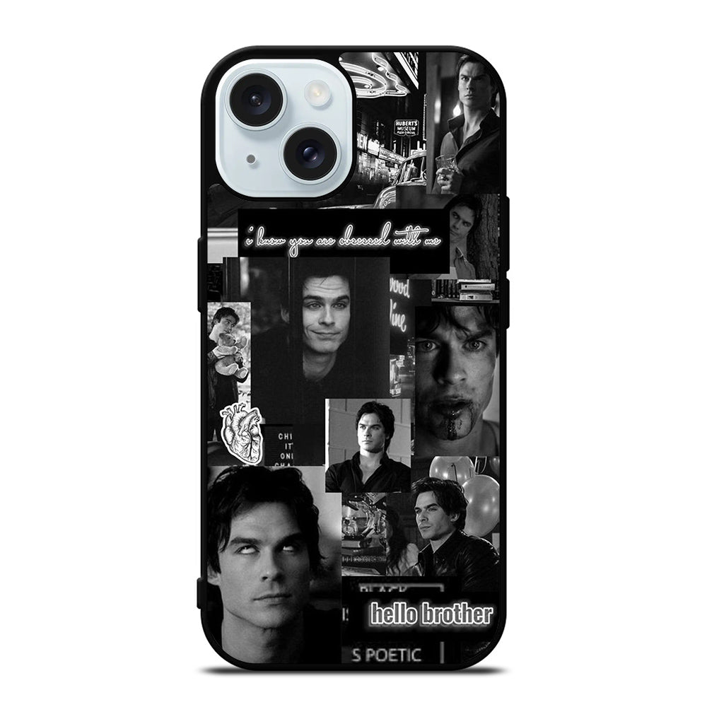 DAMON SALVATORE COLLAGE iPhone 15 Case Cover