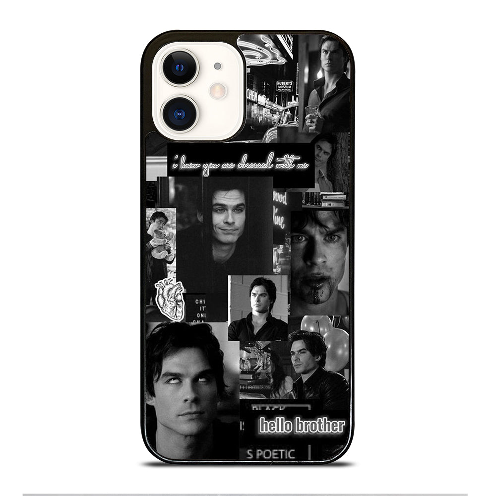 DAMON SALVATORE COLLAGE iPhone 12 Case Cover