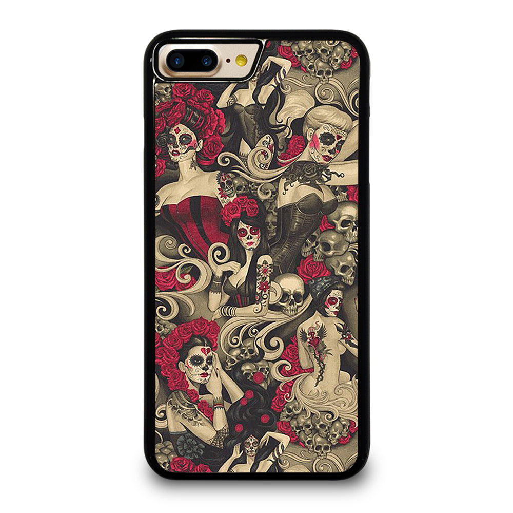 DAY OF THE DEAD SKULL ART iPhone 7 / 8 Plus Case Cover