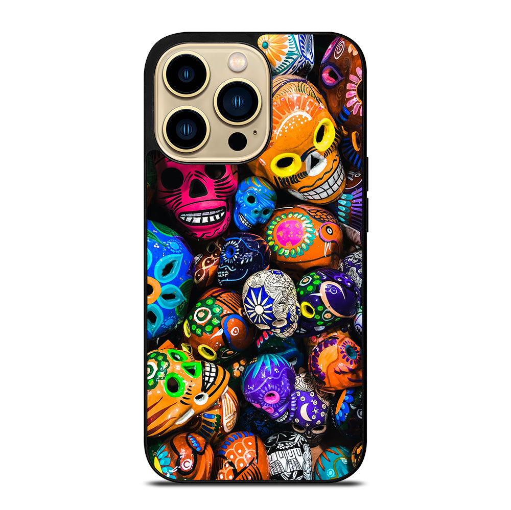 DAY OF THE DEAD SKULL PATTERN iPhone 14 Pro Max Case Cover