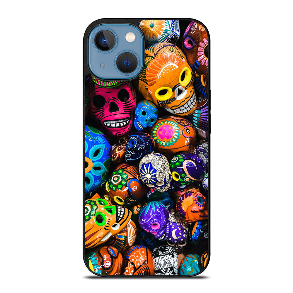 DAY OF THE DEAD SKULL PATTERN iPhone 13 Case Cover