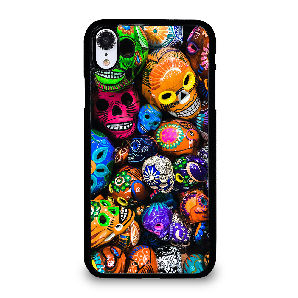 DAY OF THE DEAD SKULL PATTERN iPhone XR Case Cover