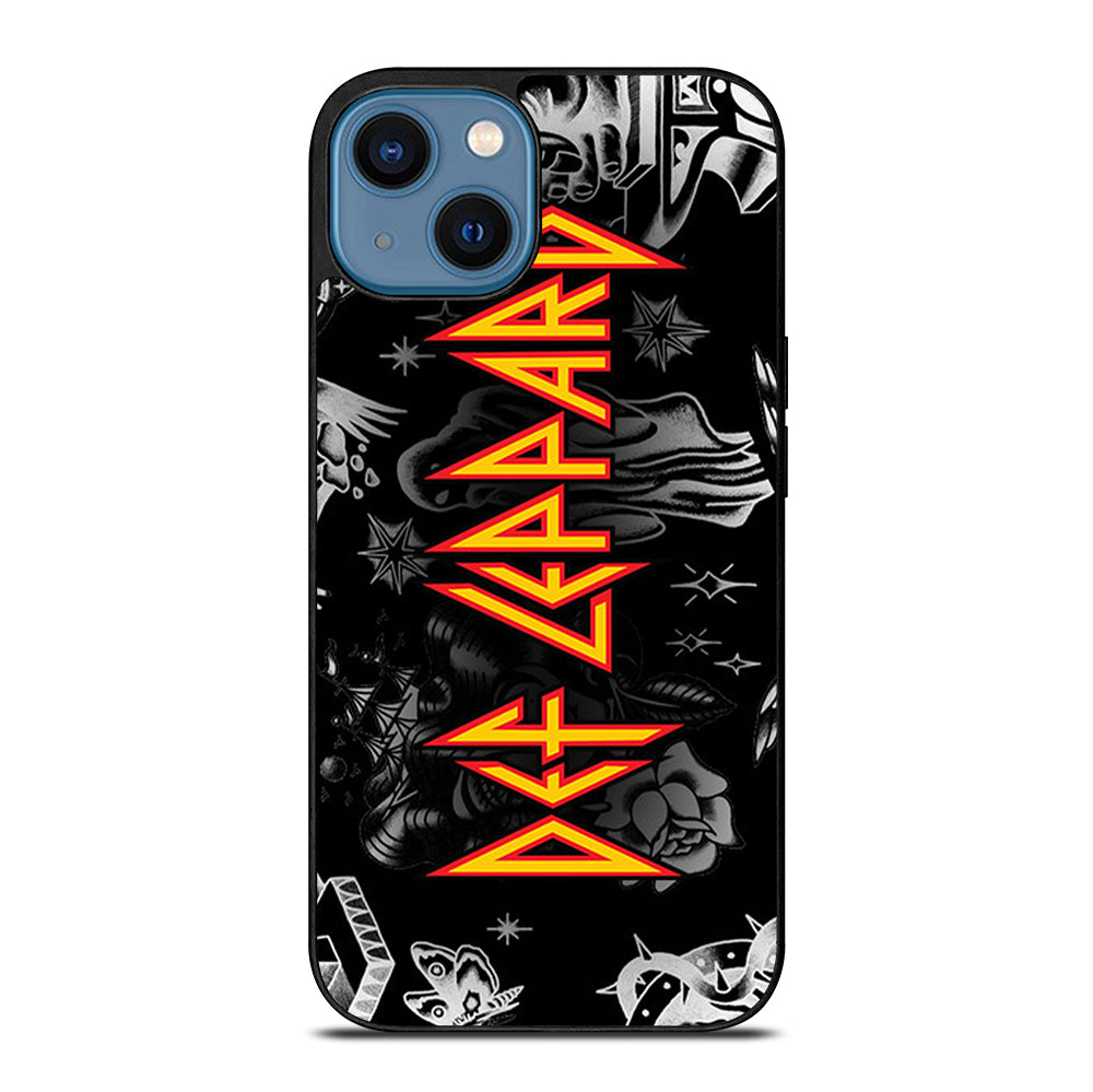 DEF LEPPARD GROUP BAND iPhone 14 Case Cover