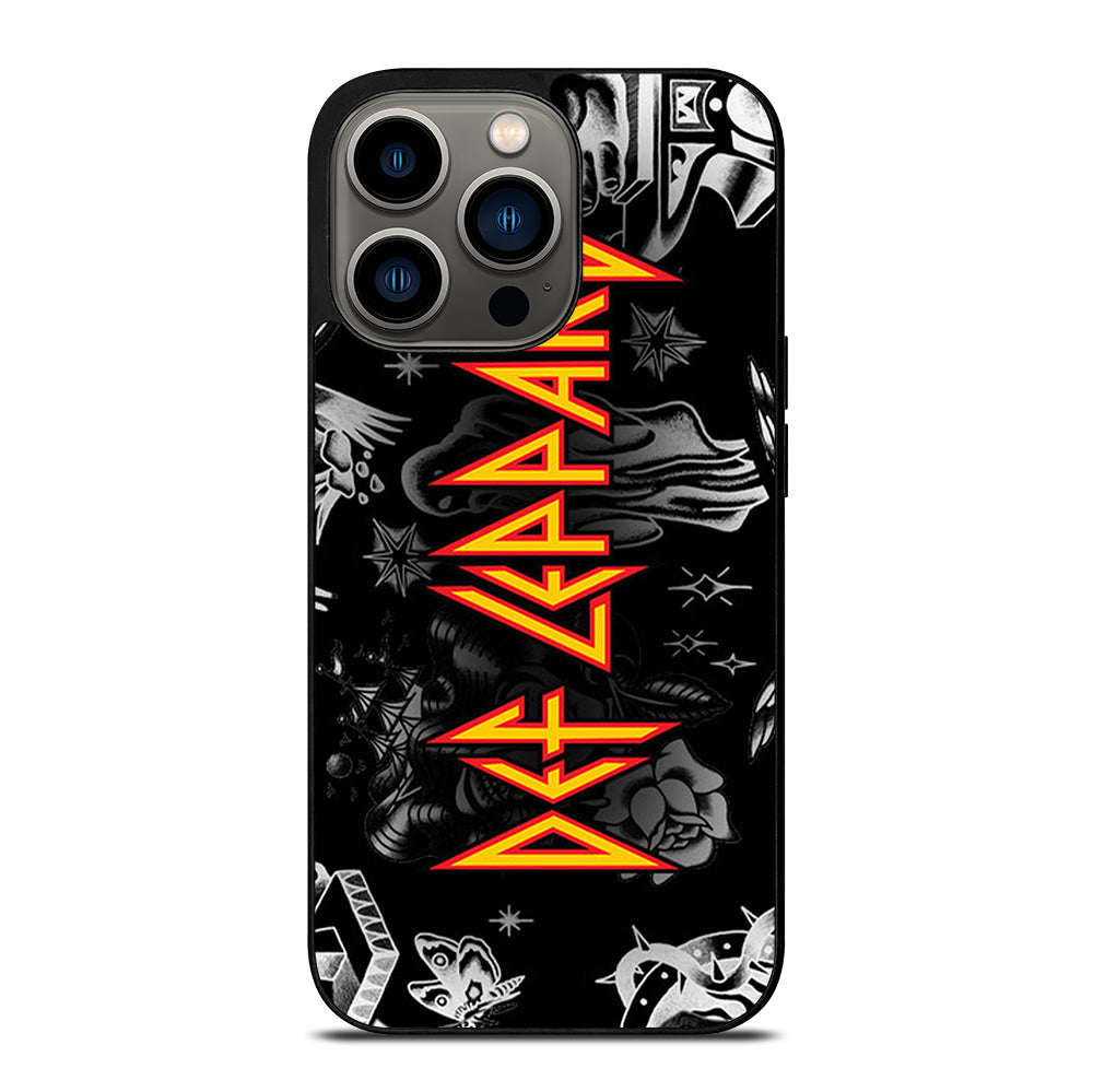 DEF LEPPARD GROUP BAND iPhone 13 Pro Case Cover