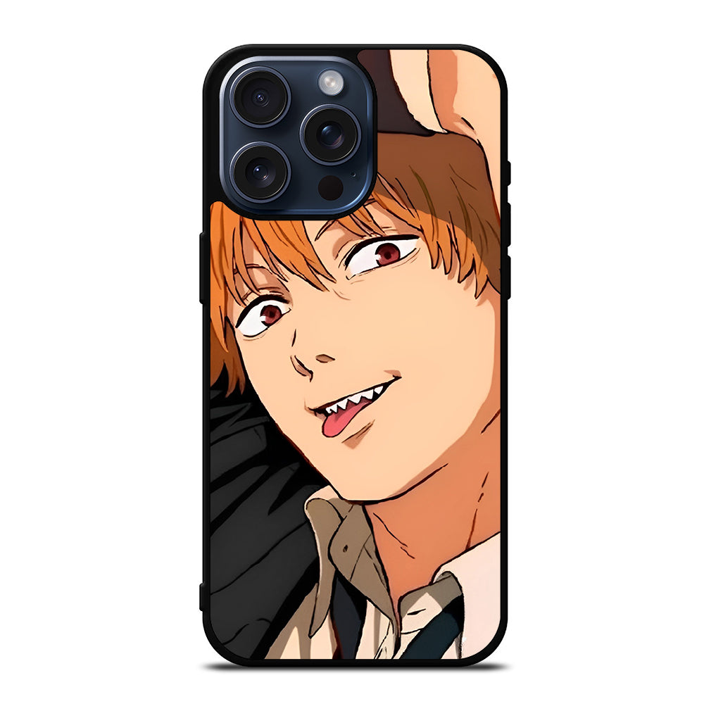 DENJI FACE CHAINSAW MAN iPhone 15 Pro Max Case Cover