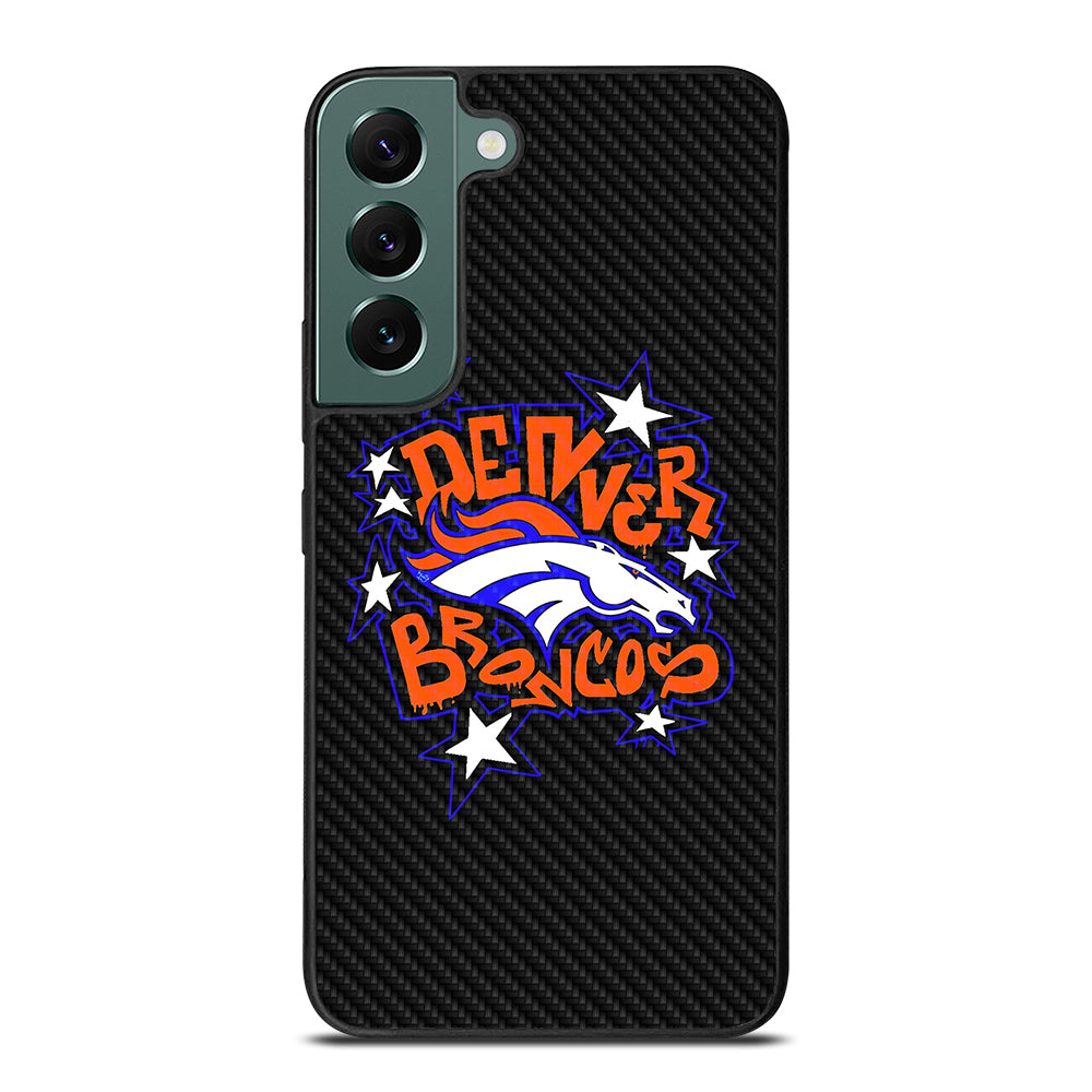 DENVER BRONCOS CARBON LOGO Samsung Galaxy S22 Case Cover