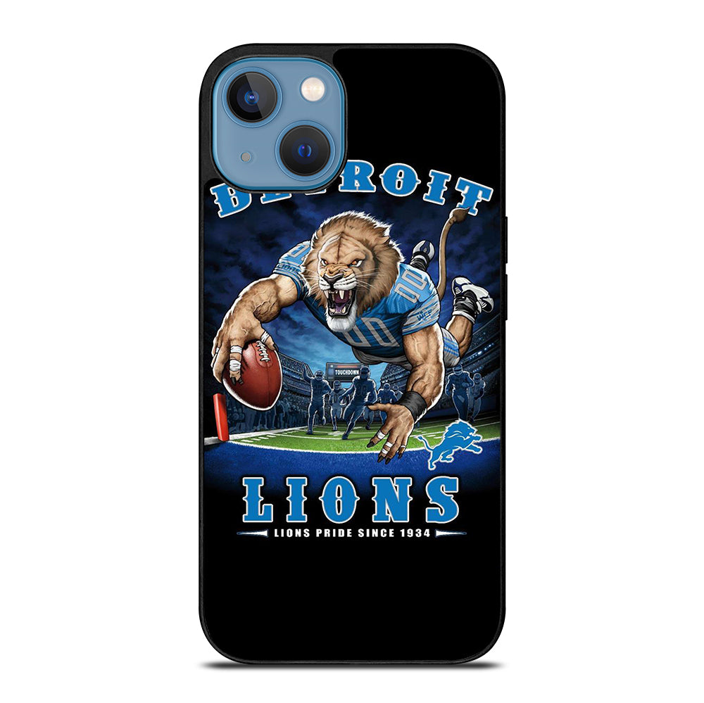DETROIT LIONS MASCOT iPhone 13 Case Cover