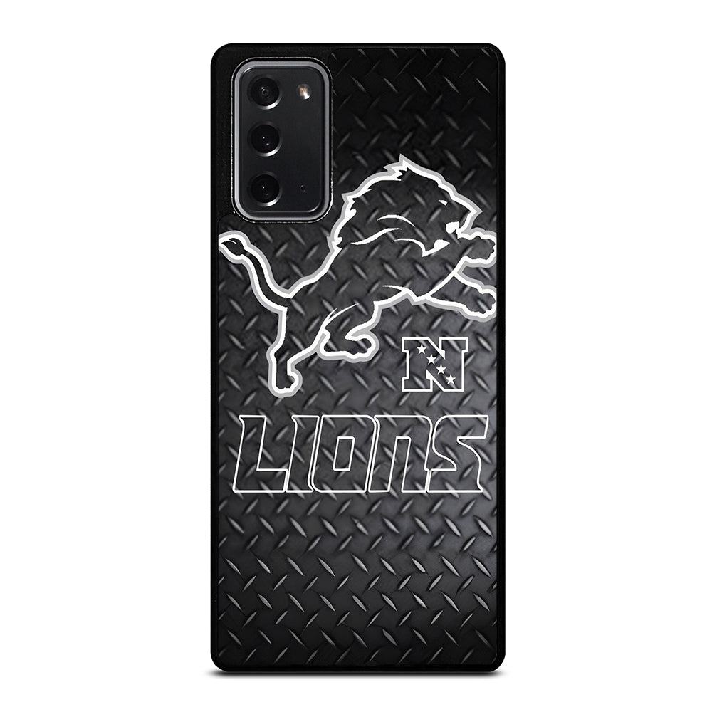 DETROIT LIONS METAL SYMBOL Samsung Galaxy Note 20 Case Cover