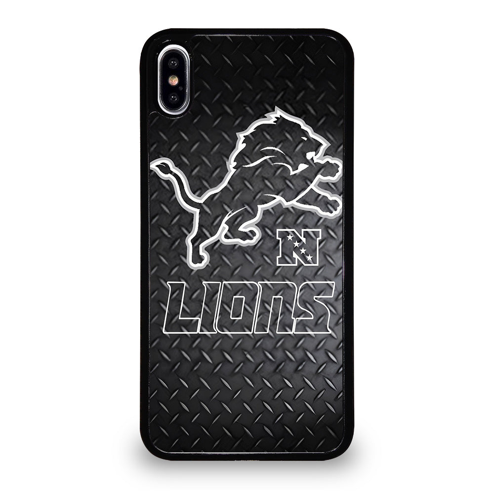 DETROIT LIONS METAL SYMBOL iPhone XS Max Case Cover