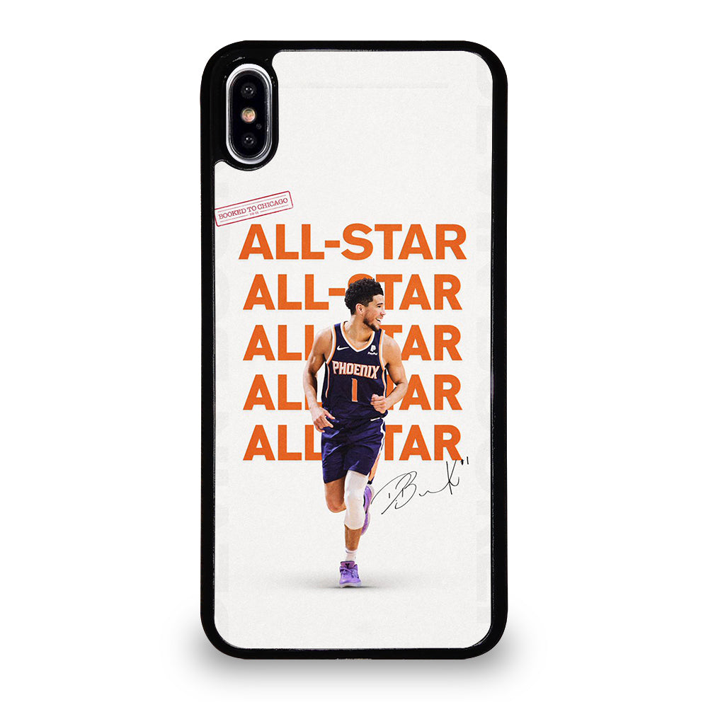 DEVIN BOOKER PHOENIX SUNS NBA BASKETBALL iPhone XS Max Case Cover