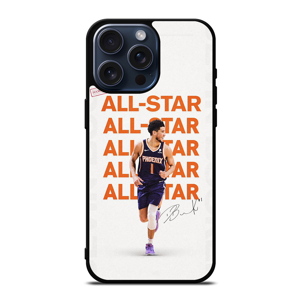 DEVIN BOOKER PHOENIX SUNS NBA BASKETBALL iPhone 15 Pro Max Case Cover