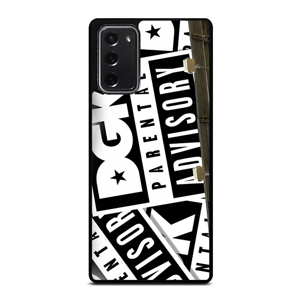 DGK PARENTAL ADVISORY PATTERN Samsung Galaxy Note 20 Case Cover