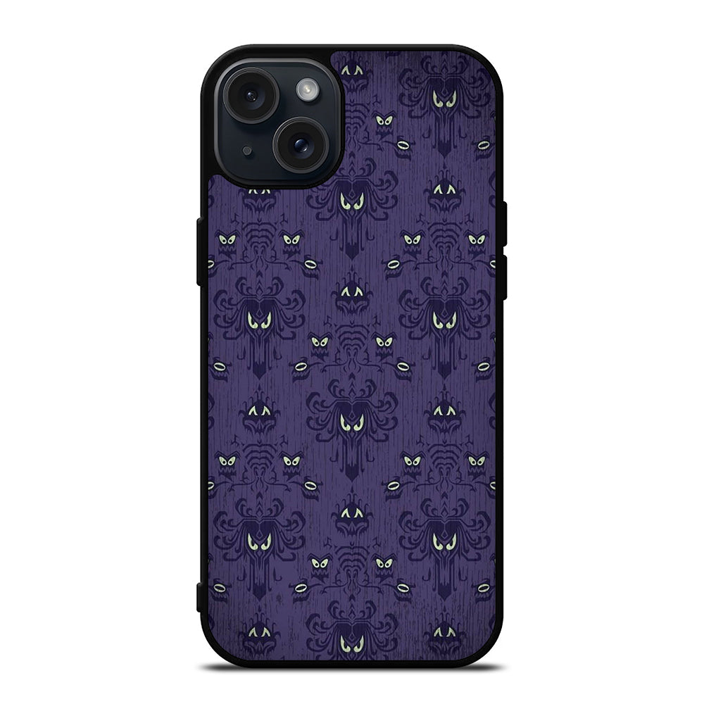 DISNEY HAUNTED MANSION PATTERN ART iPhone 15 Plus Case Cover