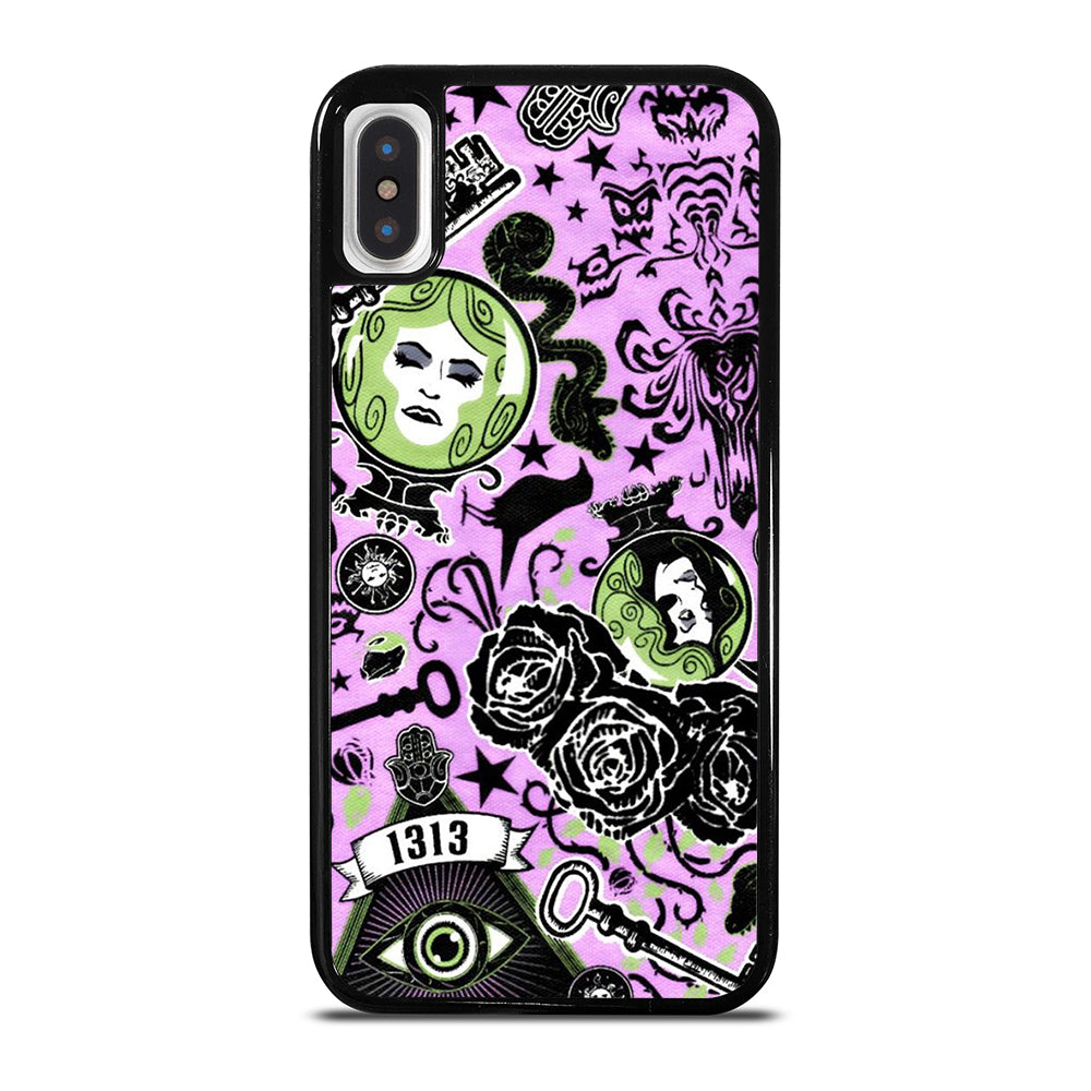 DISNEY HAUNTED MANSION PATTERN ART 2 iPhone X / XS Case Cover