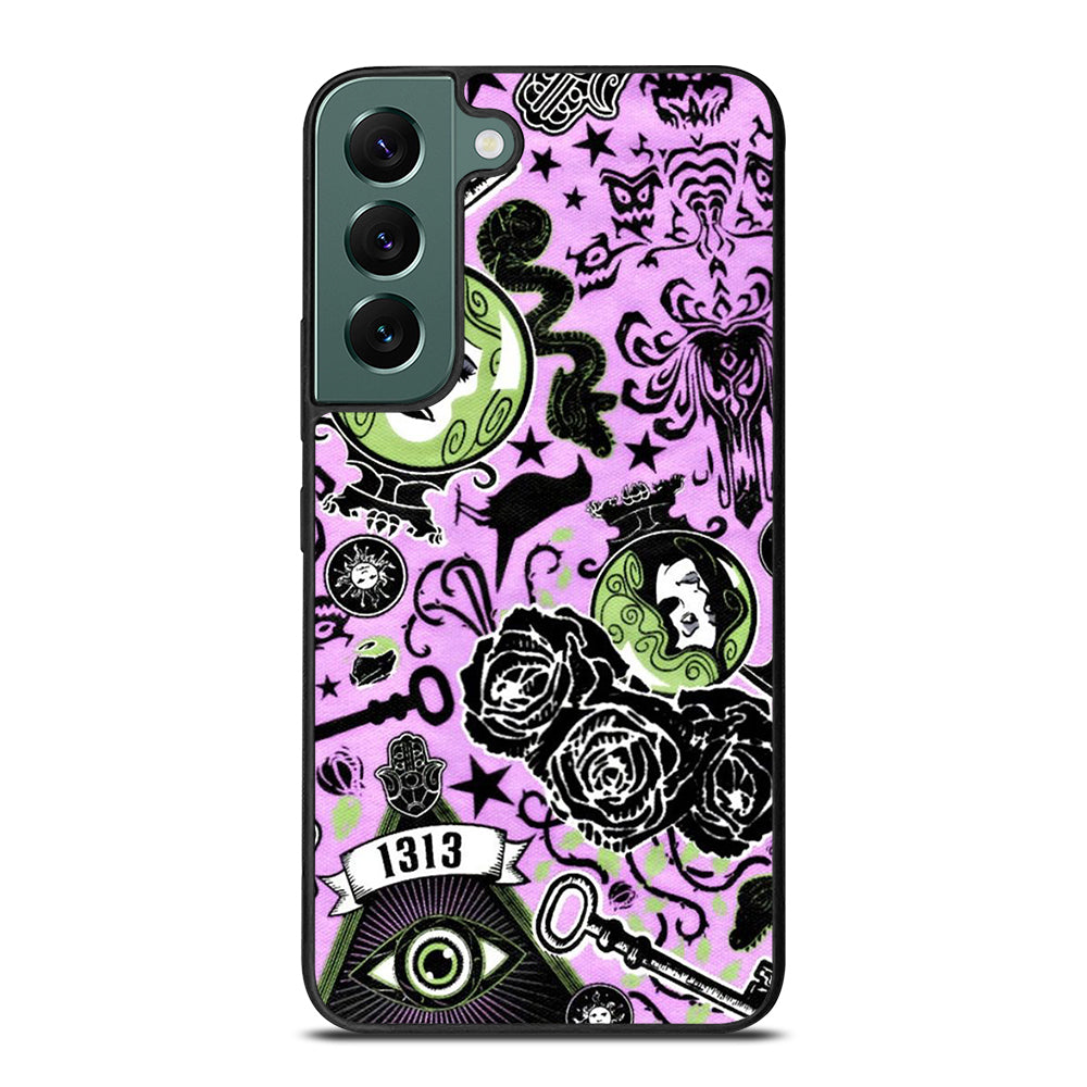 DISNEY HAUNTED MANSION PATTERN ART 2 Samsung Galaxy S22 Case Cover