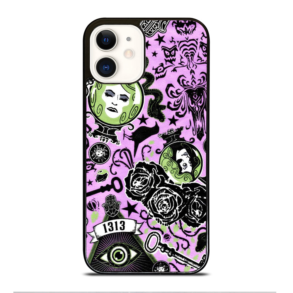 DISNEY HAUNTED MANSION PATTERN ART 2 iPhone 12 Case Cover