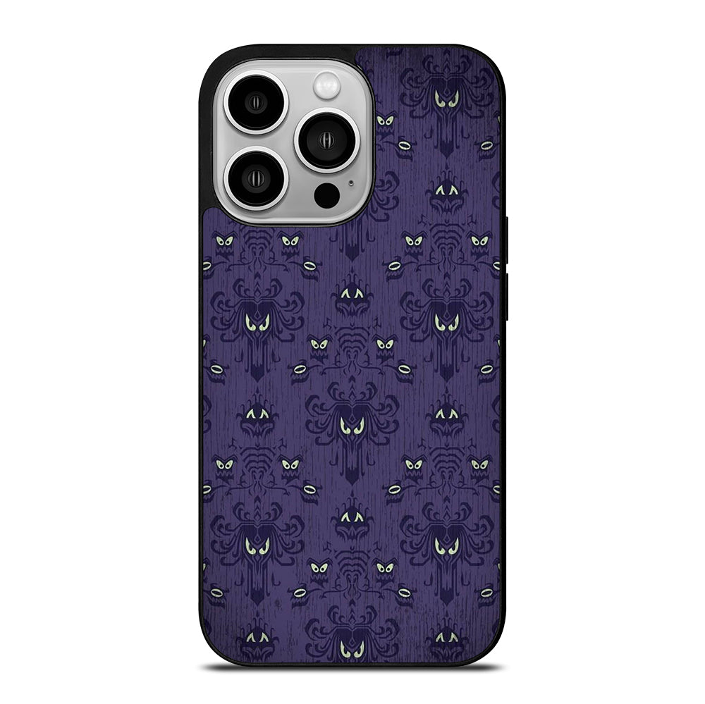 DISNEY HAUNTED MANSION PATTERN ART iPhone 14 Pro Case Cover