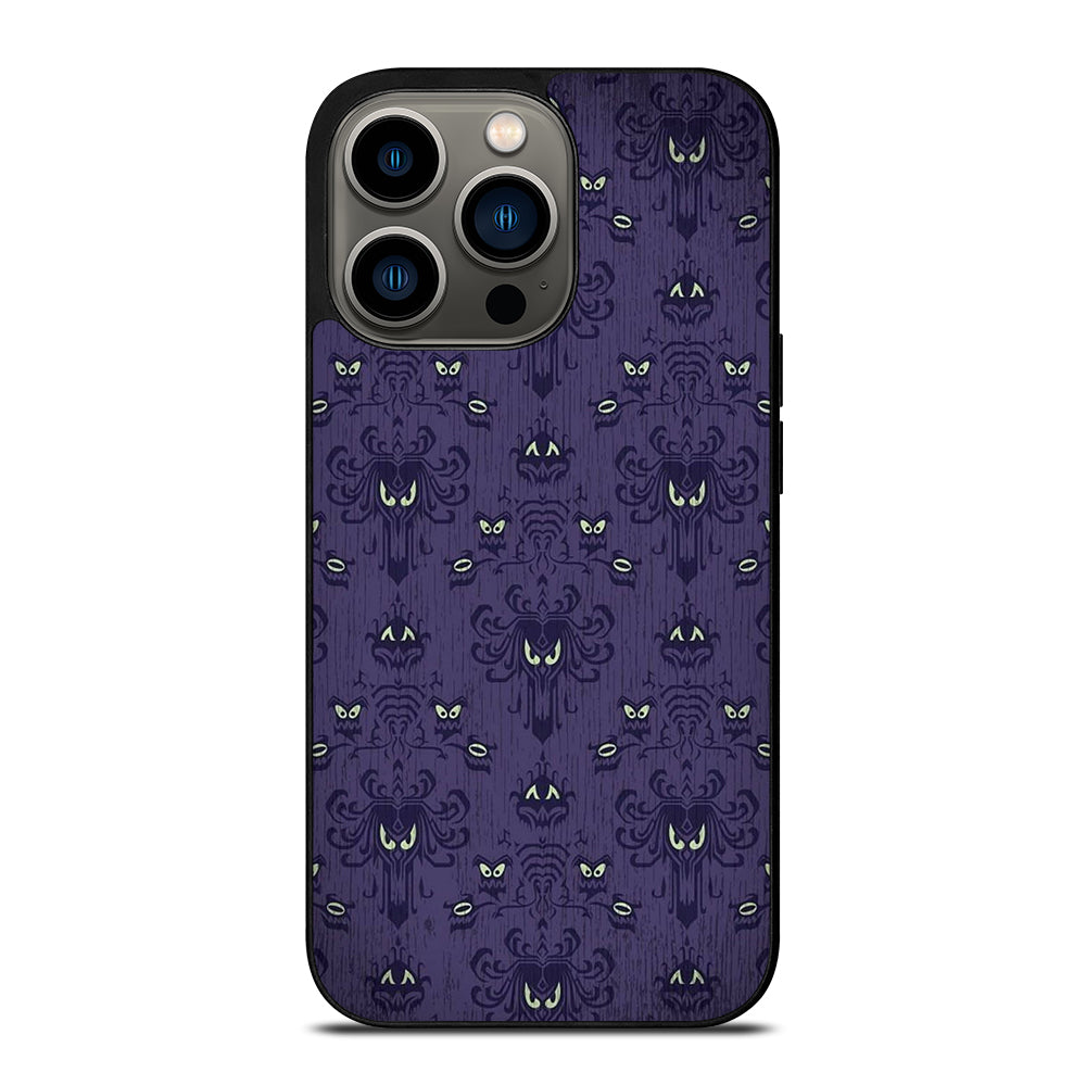DISNEY HAUNTED MANSION PATTERN ART iPhone 13 Pro Case Cover