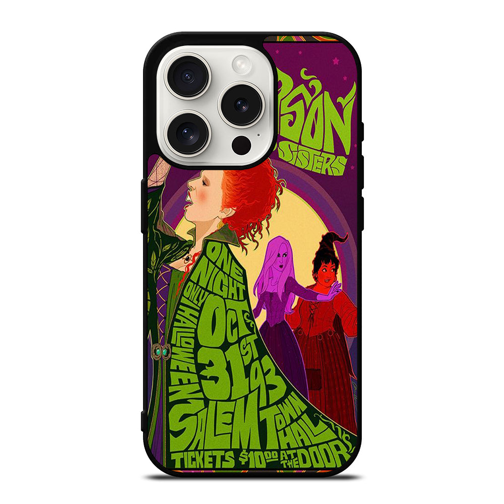 DISNEY HOCUS POCUS POSTER iPhone 15 Pro Case Cover