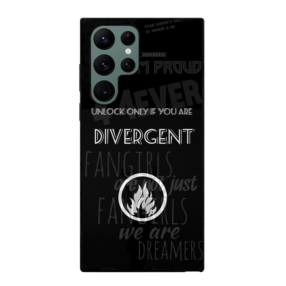 DIVERGENT QUOTE 2 Samsung Galaxy S22 Ultra Case Cover