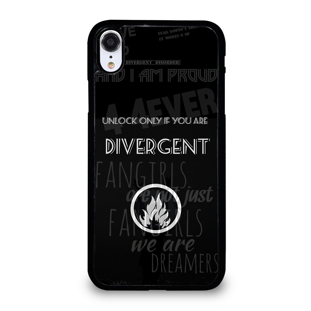 DIVERGENT QUOTE 2 iPhone XR Case Cover