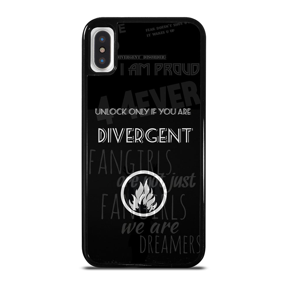 DIVERGENT QUOTE 2 iPhone X / XS Case Cover