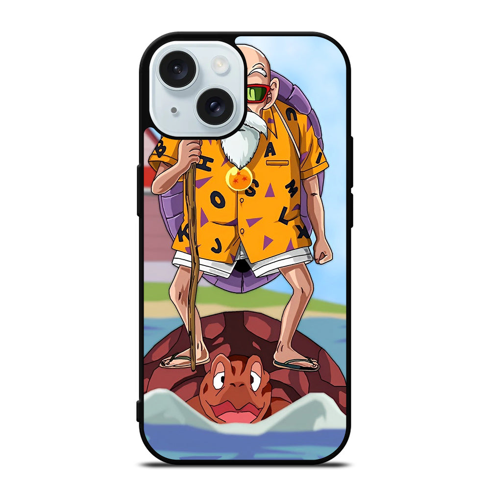 DRAGON BALL MASTER ROSHI ANIME SERIES iPhone 15 Case Cover