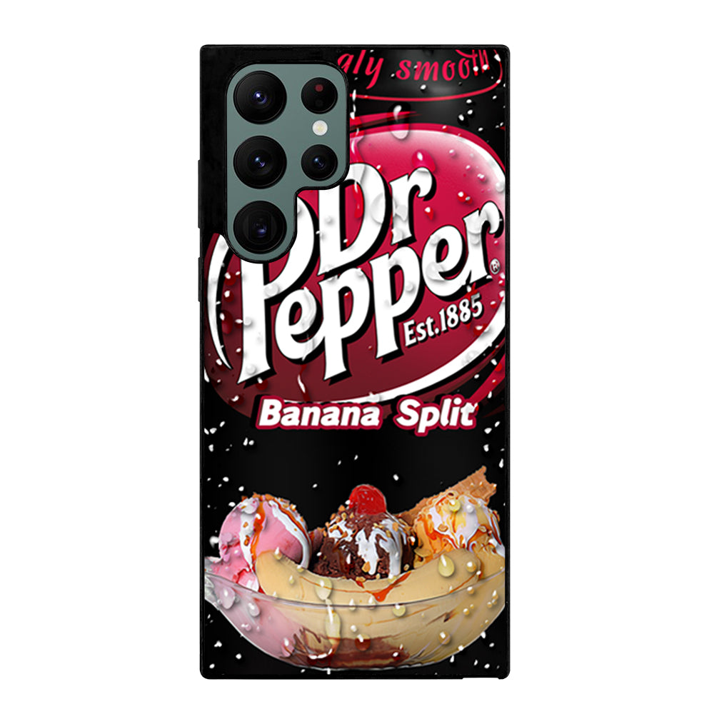 DR PEPPER BANANA SOFT DRINK Samsung Galaxy S22 Ultra Case Cover