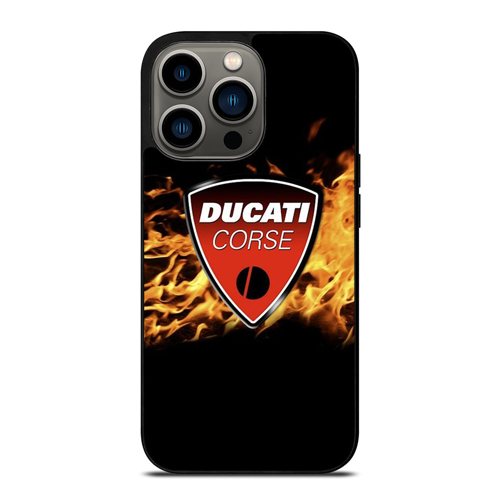 DUCATI FLAME LOGO iPhone 13 Pro Case Cover