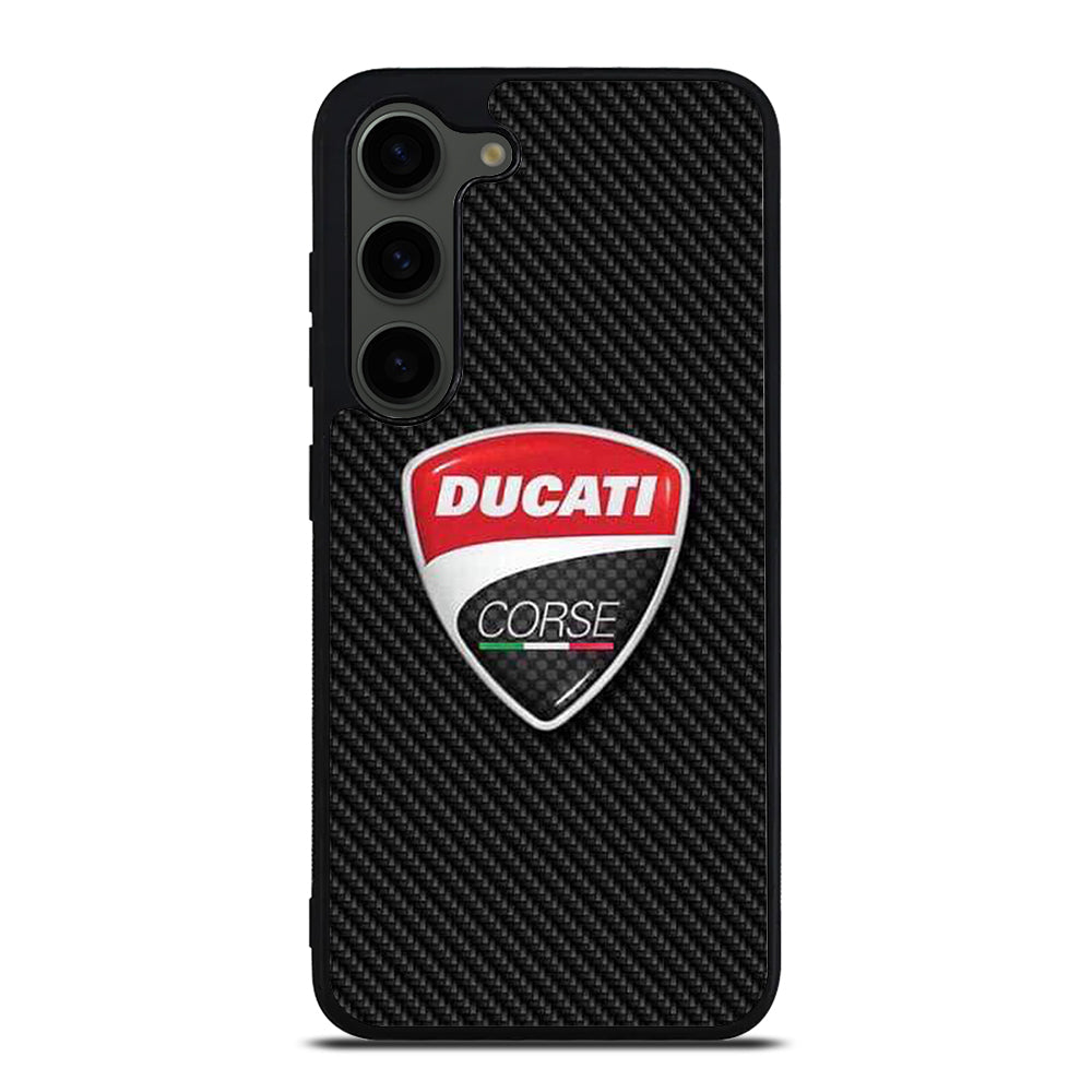 DUCATI LOGO CARBON Samsung Galaxy S23 Plus Case Cover