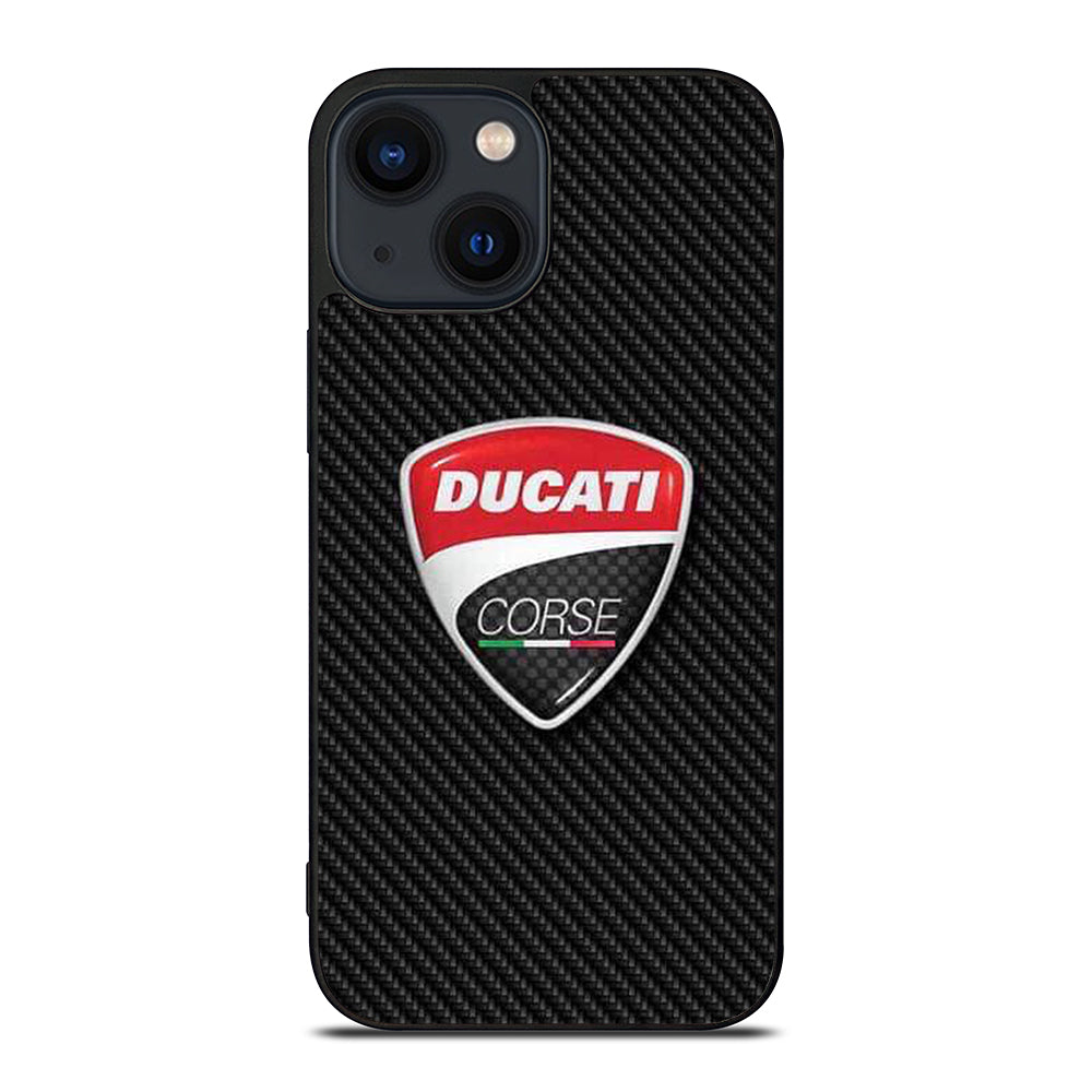 DUCATI LOGO CARBON iPhone 14 Plus Case Cover