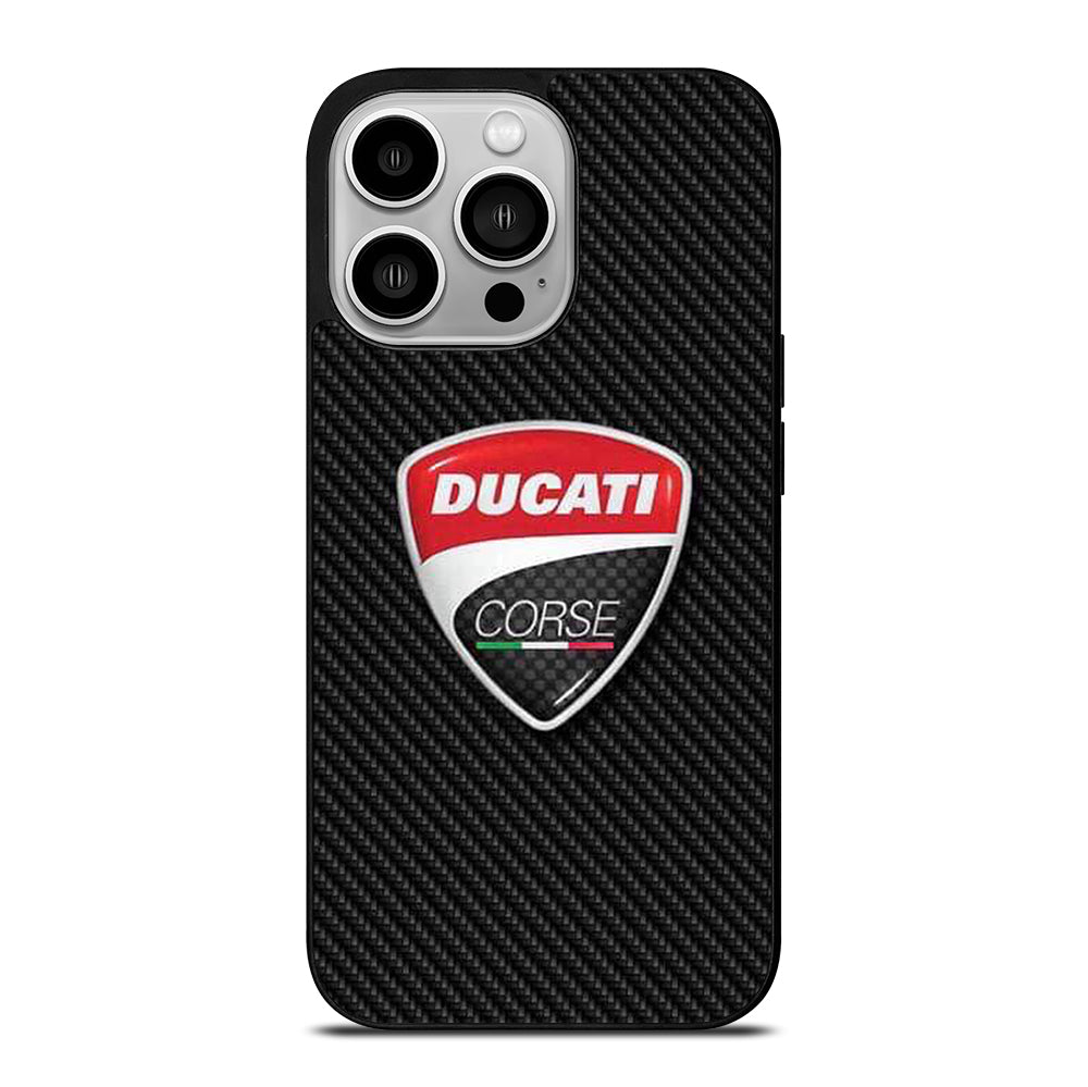 DUCATI LOGO CARBON iPhone 14 Pro Case Cover