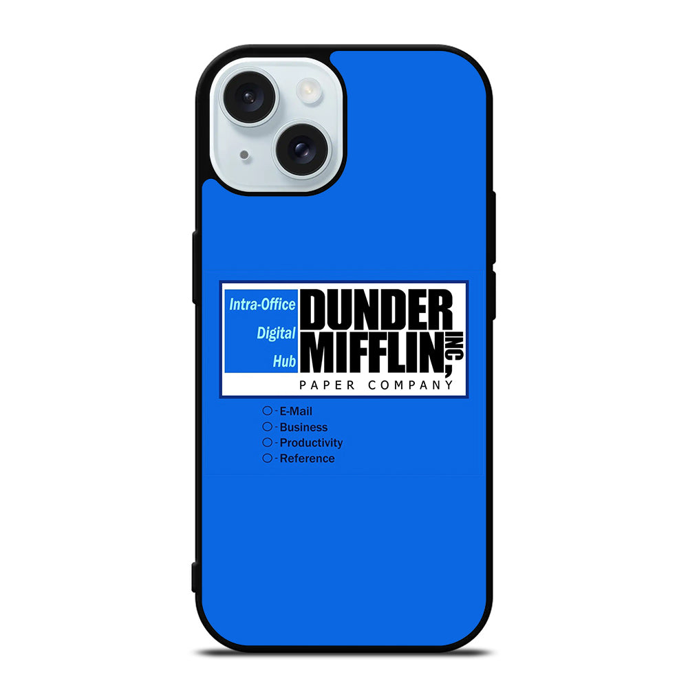 DUNDER MIFFLIN LOGO 3 iPhone 15 Case Cover