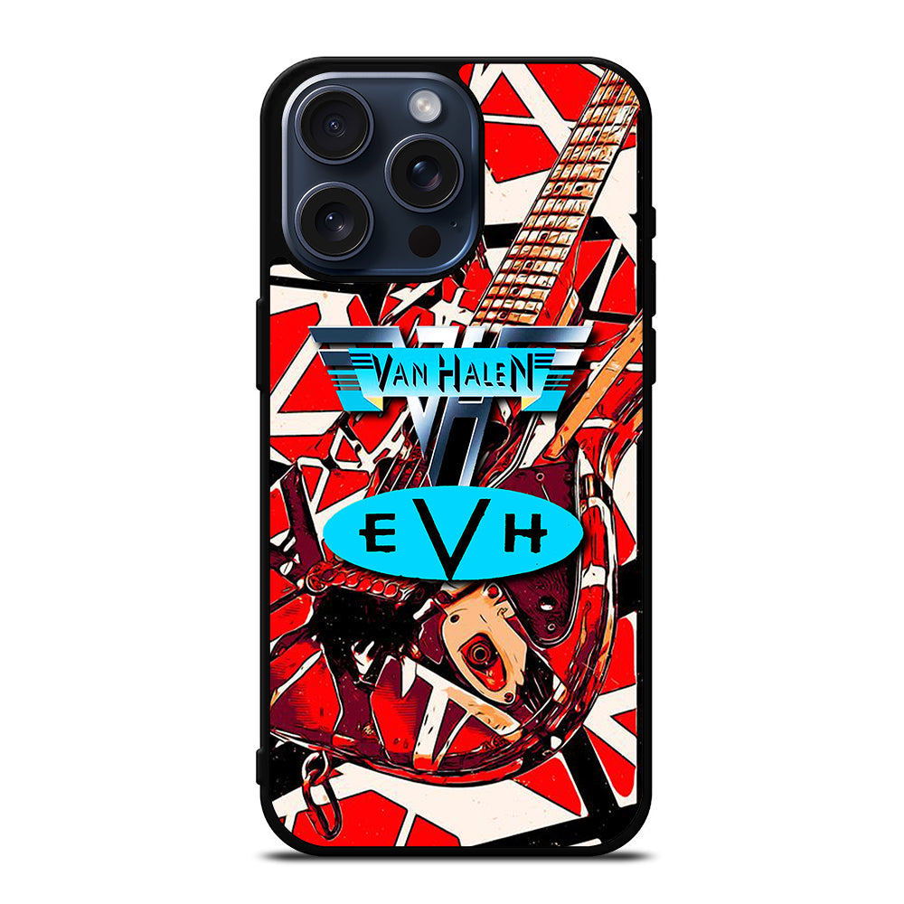 EDDIE VAN HALEN GUITAR LOGO 2 iPhone 15 Pro Max Case Cover