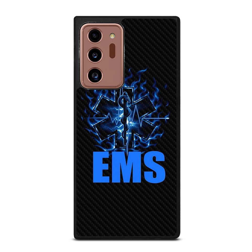 EMT EMS MEDICAL CARBON LOGO 2 Samsung Galaxy Note 20 Ultra Case Cover