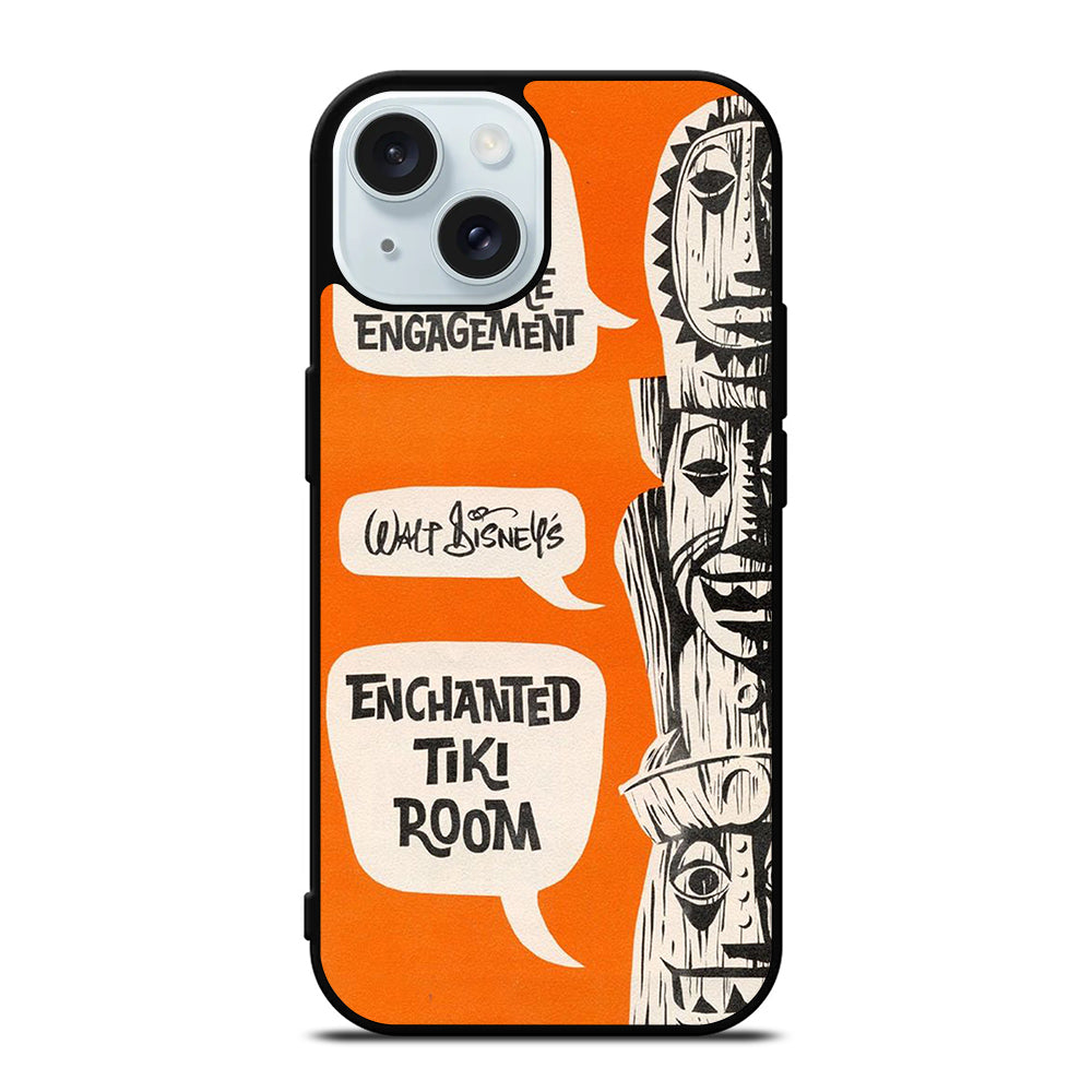 ENCHANTED TIKI ROOM DISNEY POSTER iPhone 15 Case Cover