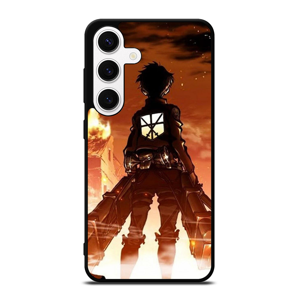 EREN YEAGER ATTACK ON TITAN ANIME SERIES Samsung Galaxy S24 Case Cover