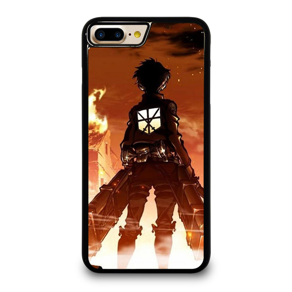 EREN YEAGER ATTACK ON TITAN ANIME SERIES iPhone 7 / 8 Plus Case Cover