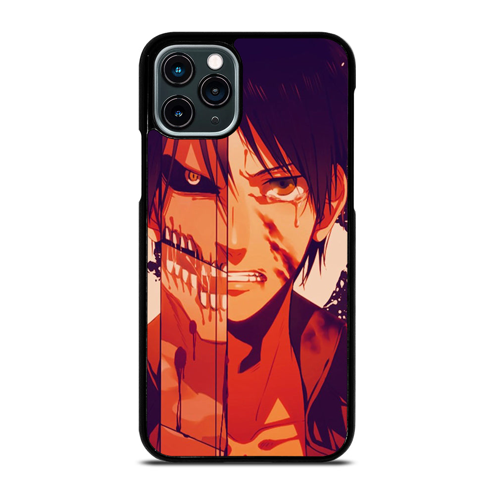 EREN YEAGER ATTACK ON TITAN FACE iPhone 11 Pro Case Cover