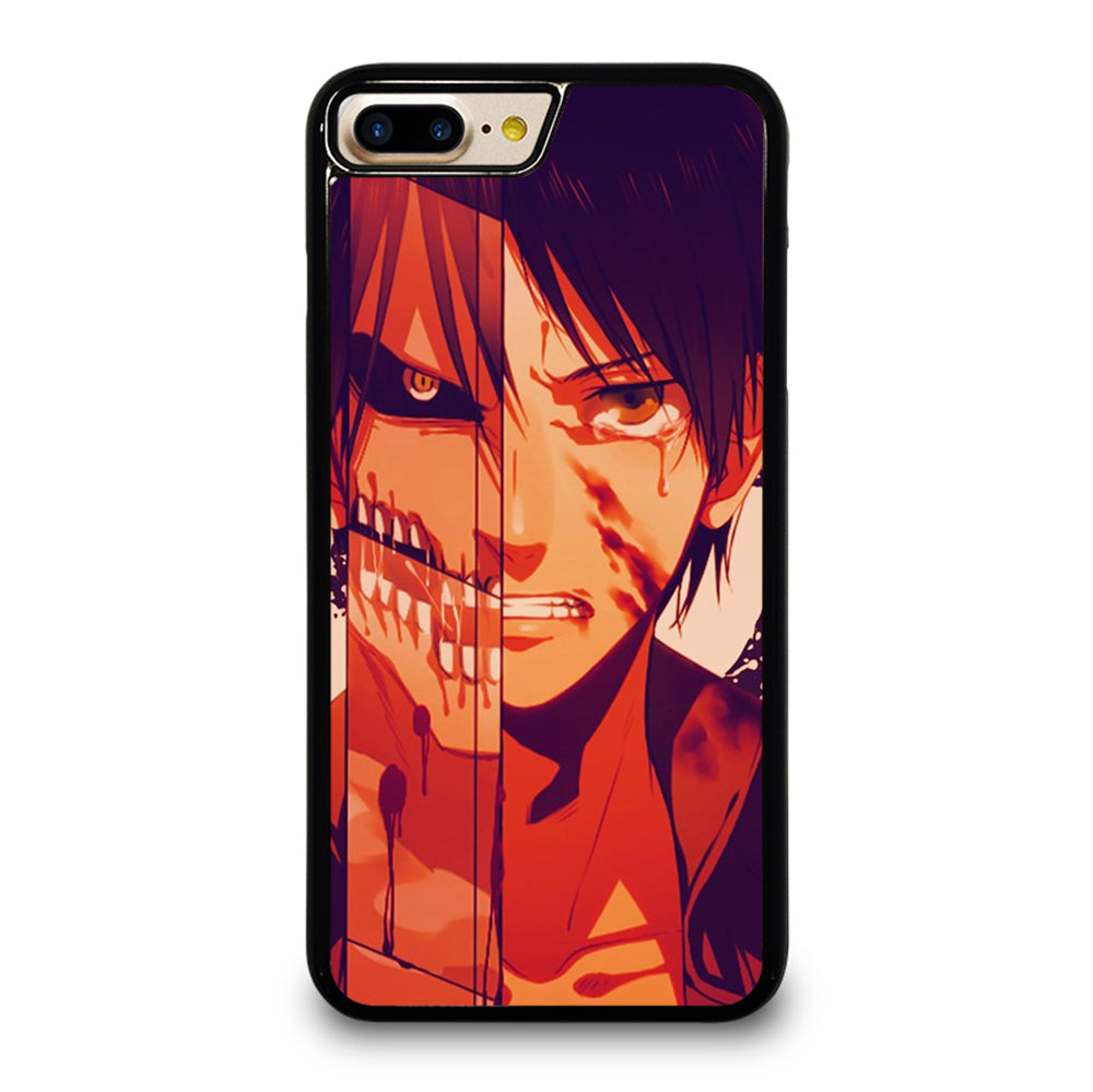 EREN YEAGER ATTACK ON TITAN FACE iPhone 7 / 8 Plus Case Cover