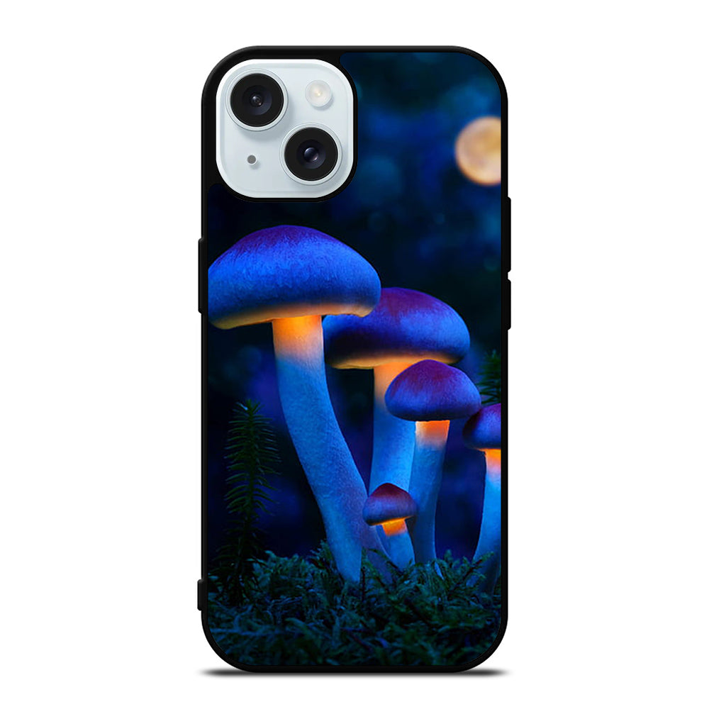 FANTASIA BLUE MUSHROOM 3 iPhone 15 Case Cover